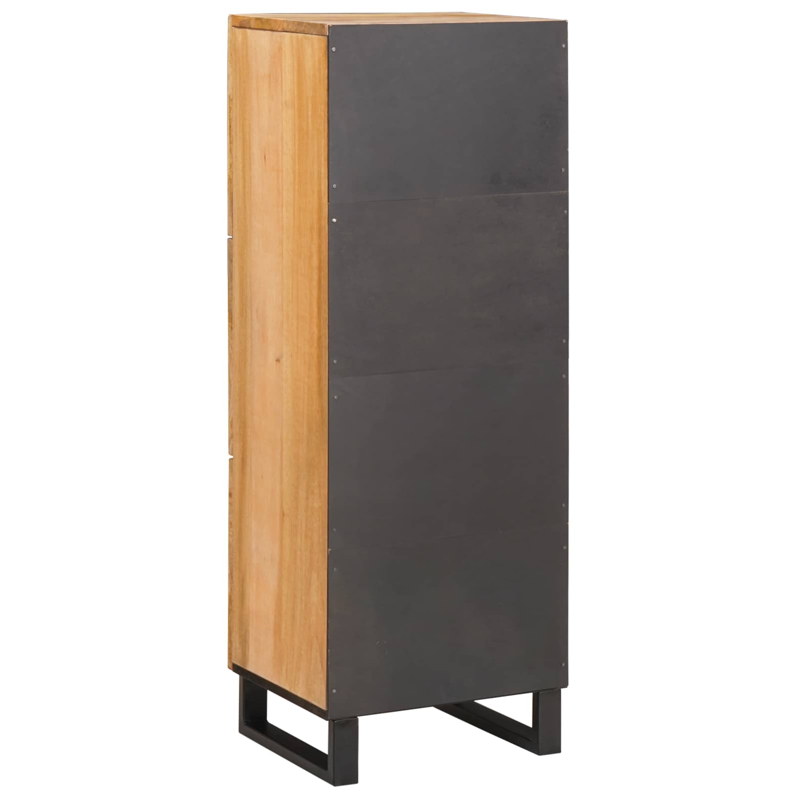 vidaXL Highboard z drzwiami Brązowy 90 x 33 x 75 cm Drewno z mango
