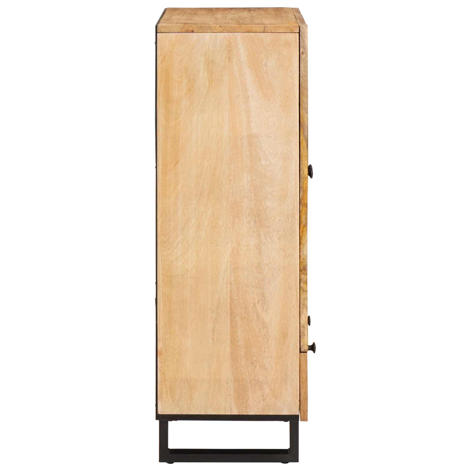 vidaXL Highboard z szufladą Brązowy 40 x 33 x 110 cm Drewno z mango
