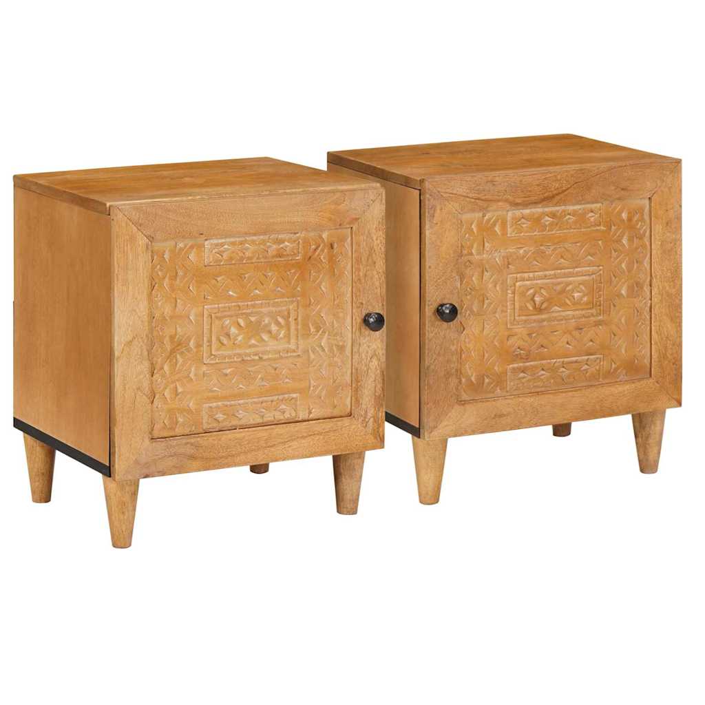 vidaXL Szafka Nocna 2 pcs Jasny Brąz 80 x 50 x 40 cm