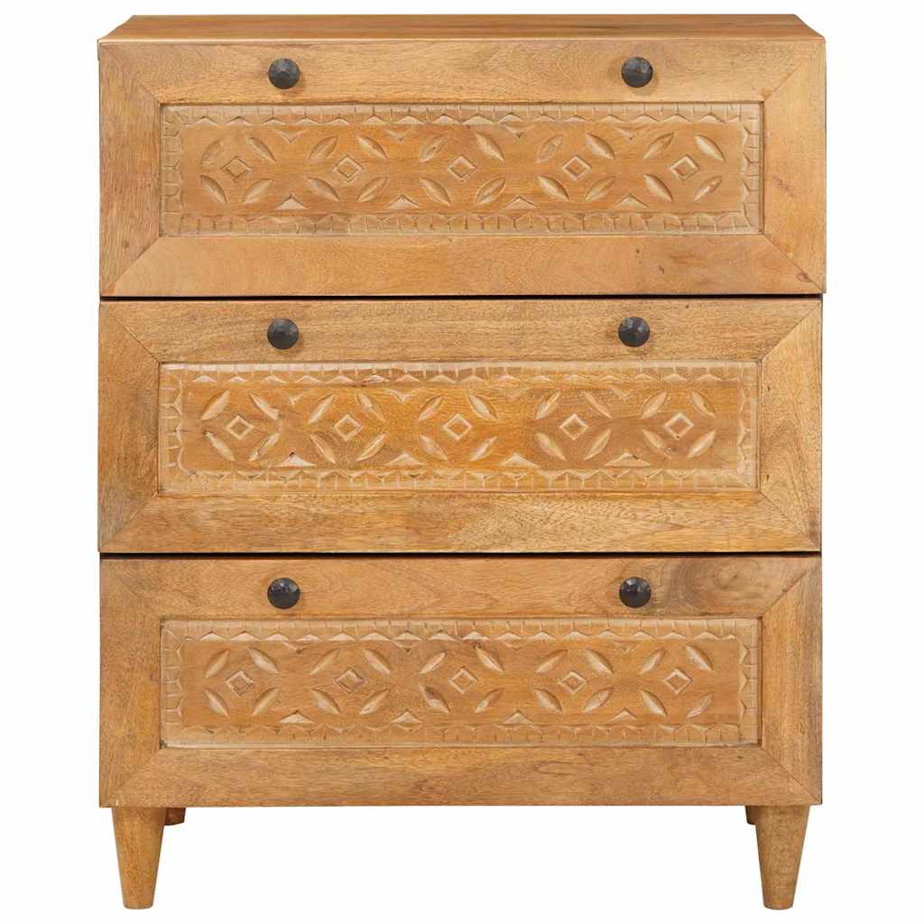 vidaXL Bufet Jasnobrązowy 60 x 33 x 75 cm lite drewno mango