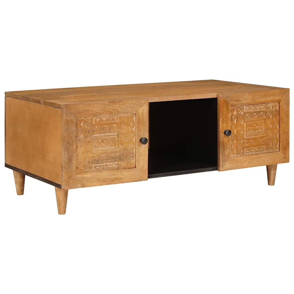 vidaXL Stolik kawowy Jasny Brąz 100 x 54 x 40 cm Drewno z mango