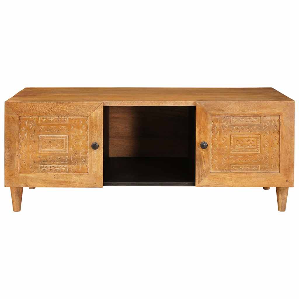 vidaXL Stolik kawowy Jasny Brąz 100 x 54 x 40 cm Drewno z mango