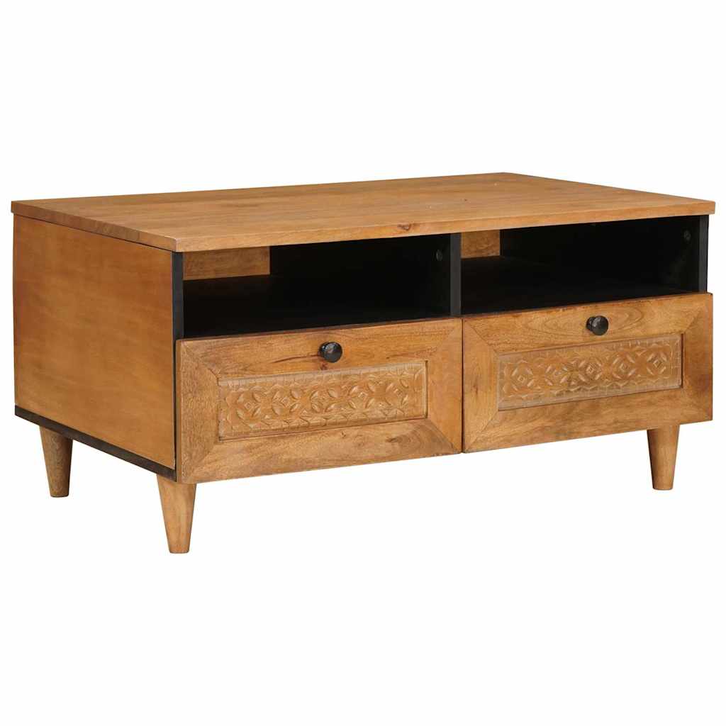 vidaXL Stolik kawowy Jasny Brąz 80 x 54 x 40 cm Drewno inżynieryjne