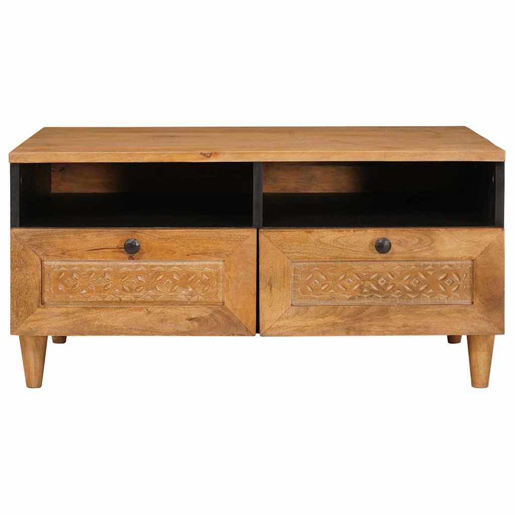 vidaXL Stolik kawowy Jasny Brąz 80 x 54 x 40 cm Drewno inżynieryjne