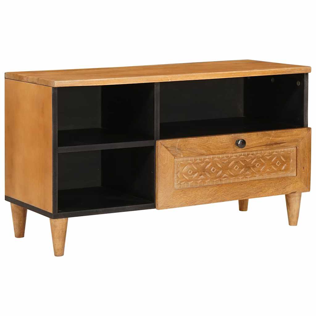 vidaXL Szafka pod telewizor z szufladą 80 x 33 x 46 cm Drewno z mango
