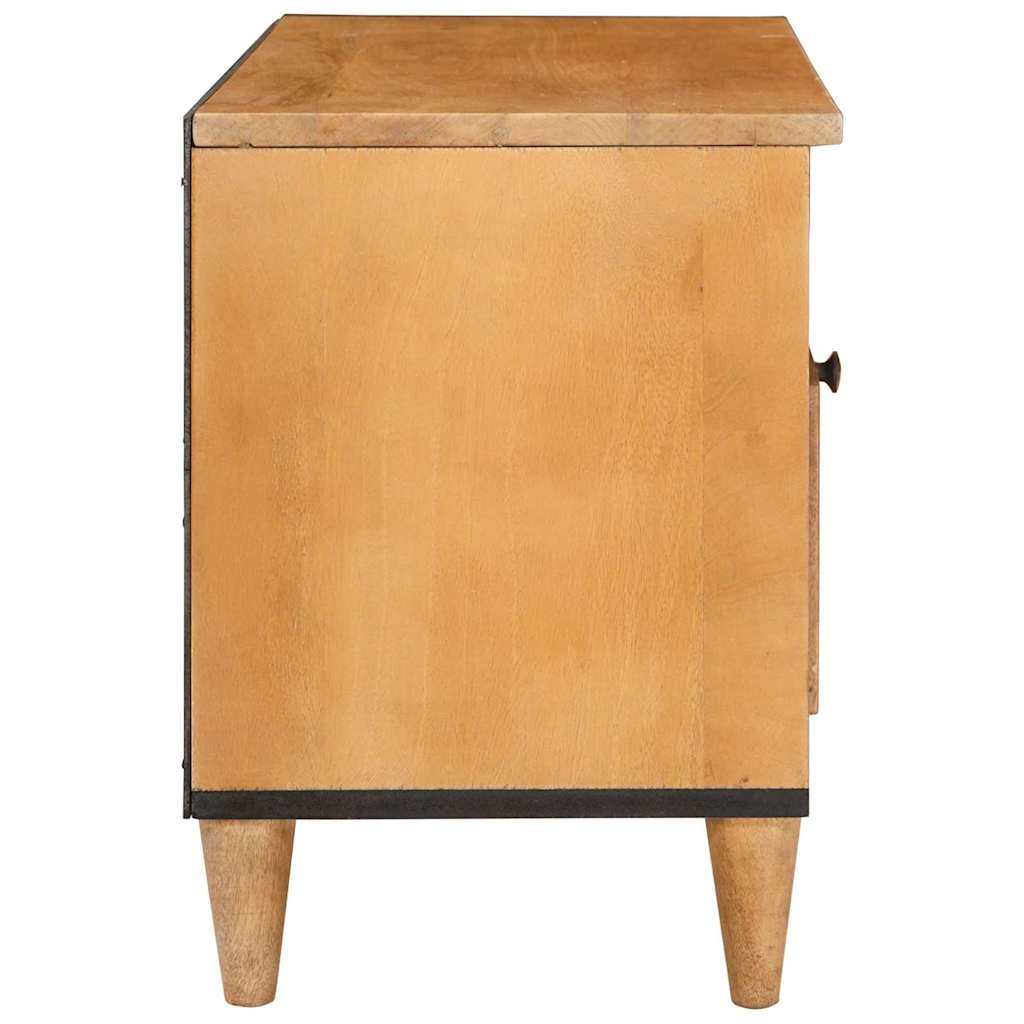 vidaXL Szafka pod telewizor z szufladą 80 x 33 x 46 cm Drewno z mango