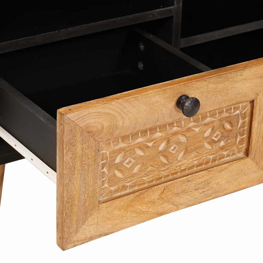 vidaXL Szafka pod telewizor z szufladą 100 x 33 x 46 cm Drewno z mango