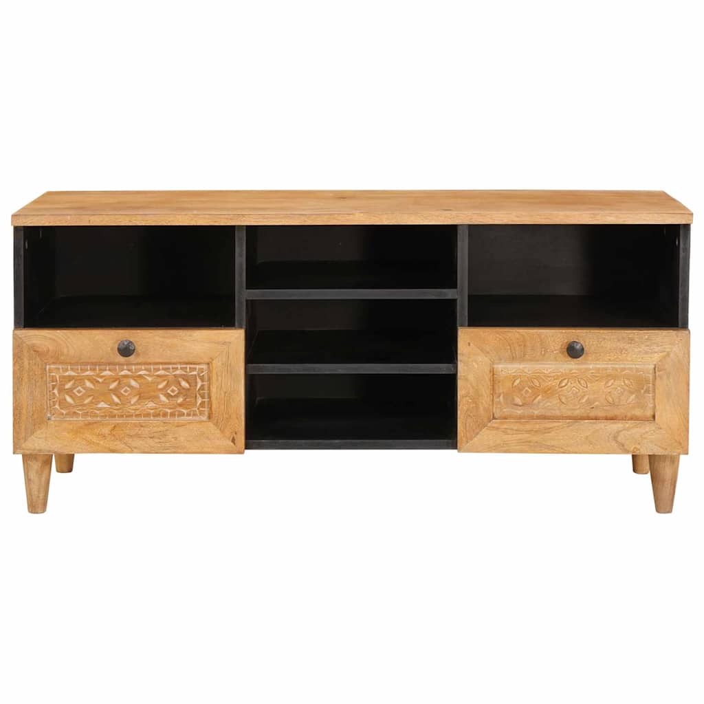 vidaXL Szafka pod telewizor z szufladą 100 x 33 x 46 cm Drewno z mango