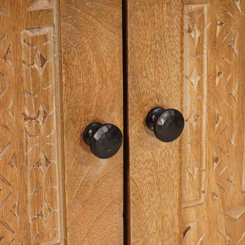 vidaXL Szafka Łazienkowa z przechowywaniem Jasny Brąz 62 x 33 x 58 cm