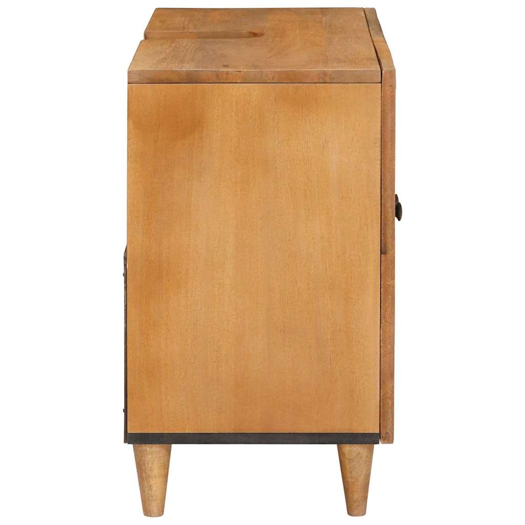 vidaXL Szafka Łazienkowa z przechowywaniem Jasny Brąz 62 x 33 x 58 cm