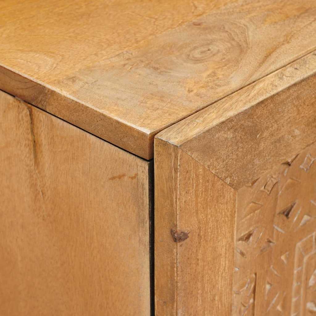 vidaXL Highboard Jasnobrązowy 60 x 33 x 100 cm lite drewno mango