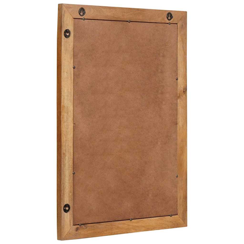 vidaXL lustro ścienne 70 x 50 cm Drewno inżynieryjne i szkło