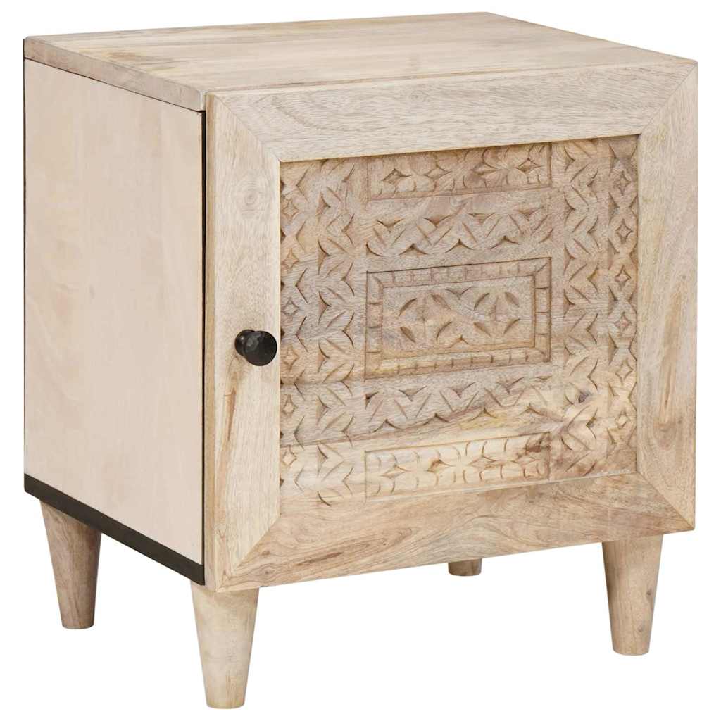 vidaXL Szafka Nocna Biały 80 x 50 x 40 cm Drewno inżynieryjne