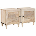 vidaXL Szafka Nocna 2 pcs Biały 80 x 50 x 40 cm Drewno inżynieryjne