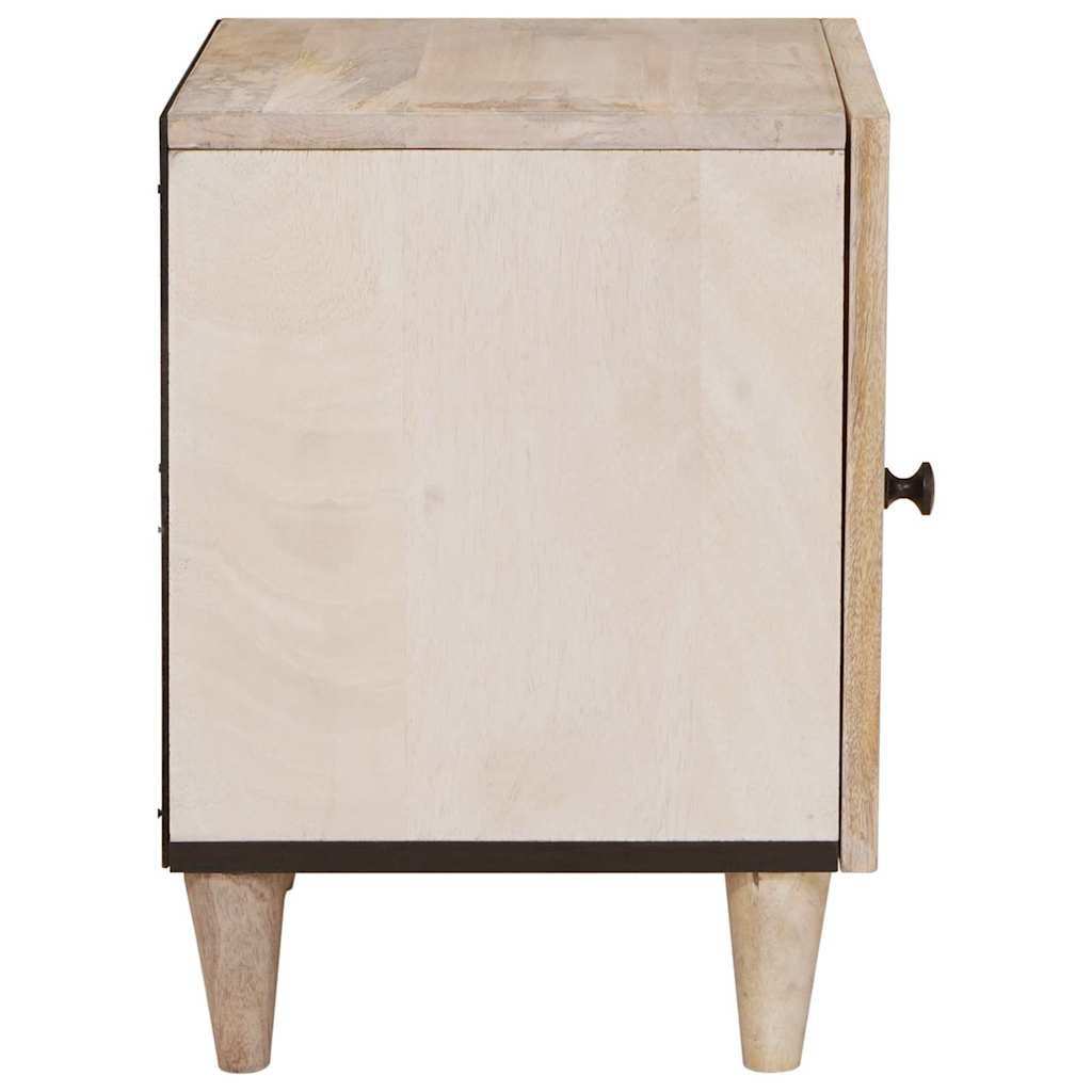 vidaXL Szafka Nocna 2 pcs Biały 80 x 50 x 40 cm Drewno inżynieryjne