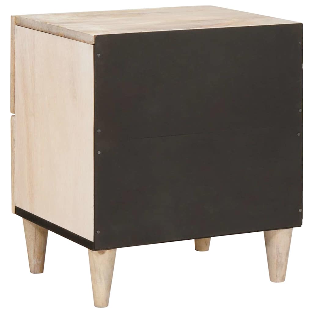 vidaXL Szafka Nocna 2 pcs Biały 40 x 33 x 46 cm Drewno inżynieryjne