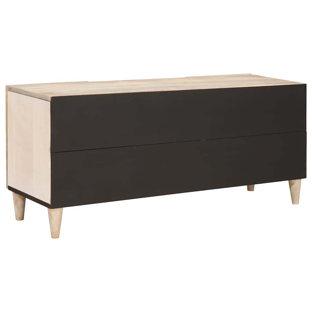 vidaXL Jednostki telewizyjne z półką z drzwiami Biały 105 x 33 x 46 cm