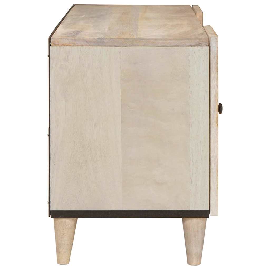 vidaXL Jednostki telewizyjne z półką z drzwiami Biały 105 x 33 x 46 cm