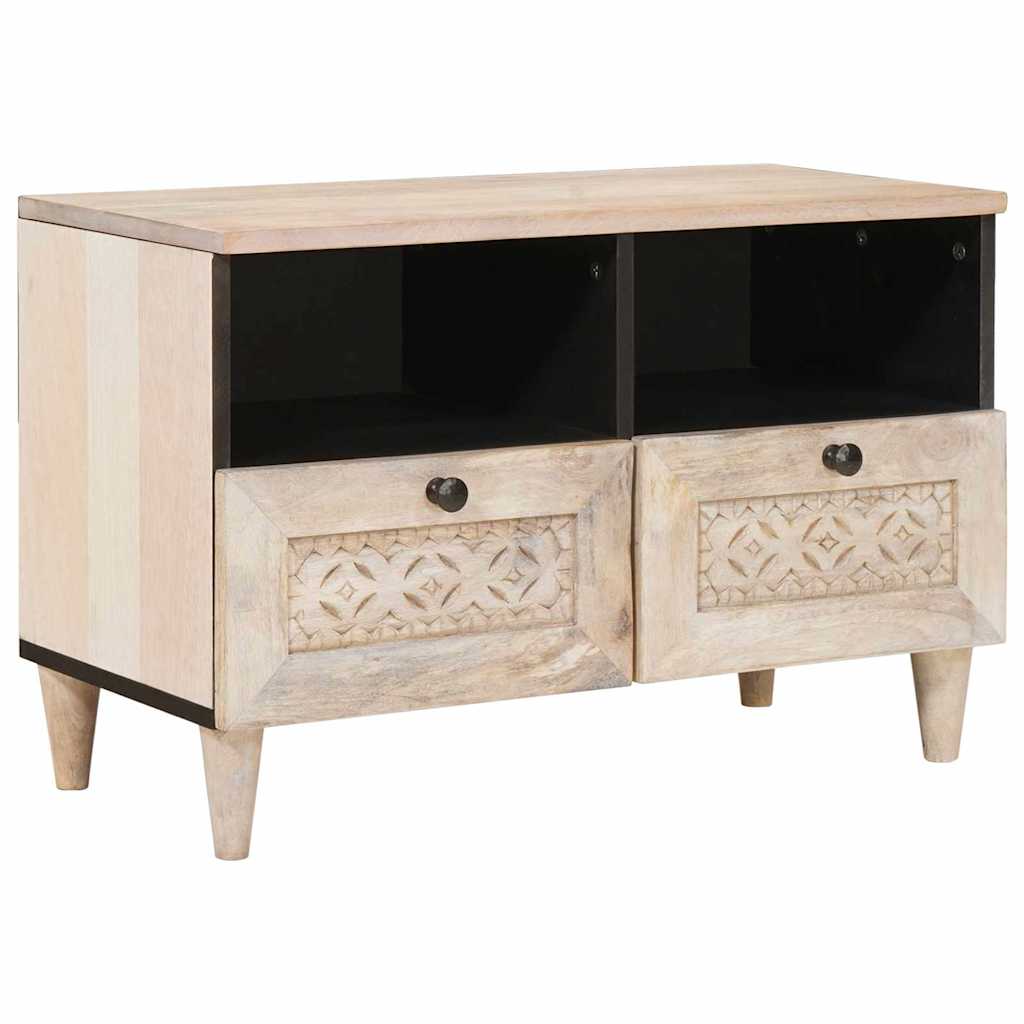 vidaXL Jednostki telewizyjne Biały 70 x 33 x 46 cm Drewno inżynieryjne