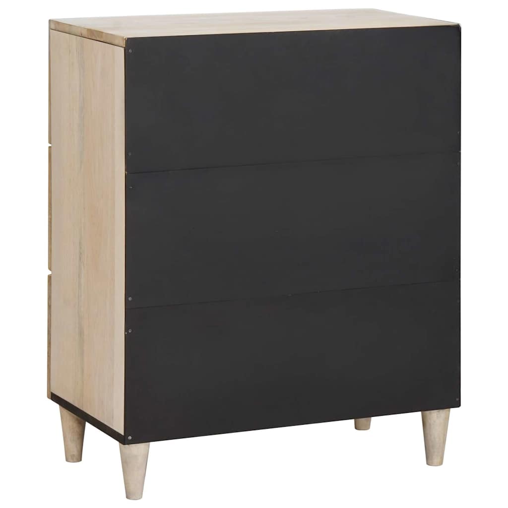 vidaXL Bufet Biały 60 x 33 x 75 cm lite drewno mango