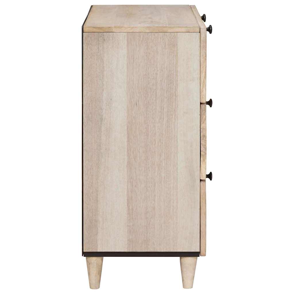 vidaXL Bufet Biały 60 x 33 x 75 cm lite drewno mango