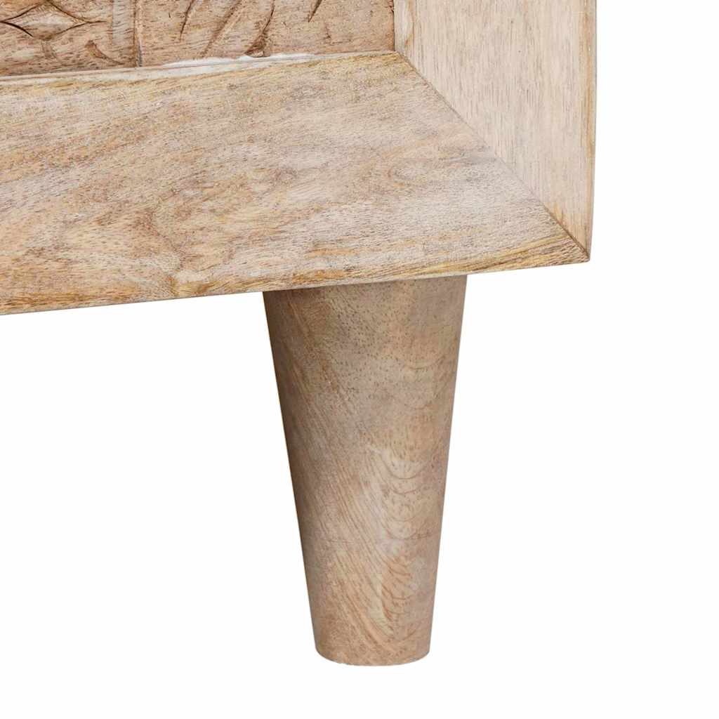 vidaXL Stolik kawowy Biały 80 x 54 x 40 cm Drewno inżynieryjne