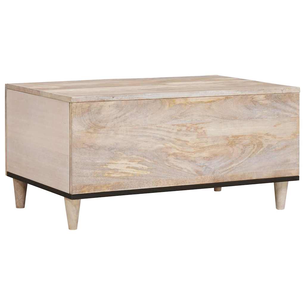 vidaXL Stolik kawowy Biały 80 x 54 x 40 cm Drewno inżynieryjne