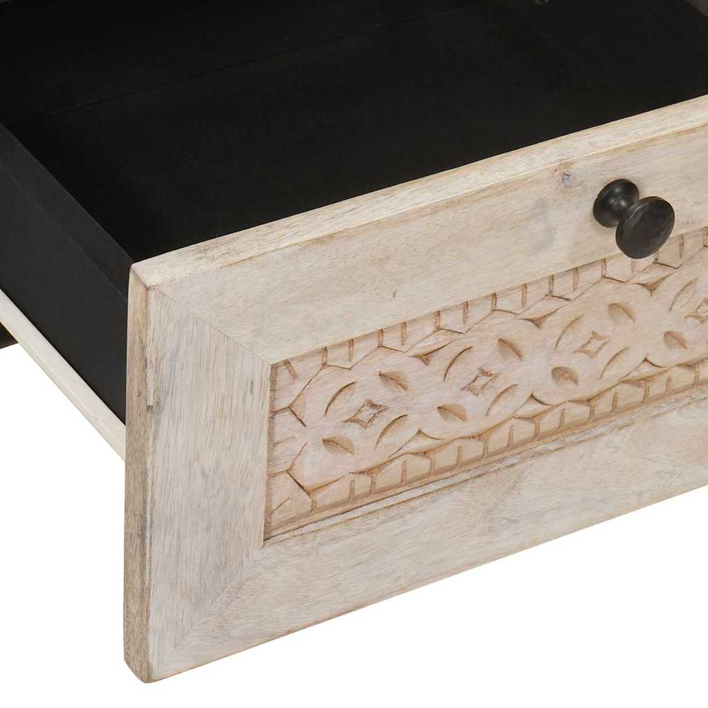 vidaXL Szafka Nocna 2 pcs Biały 40 x 33 x 46 cm Drewno inżynieryjne