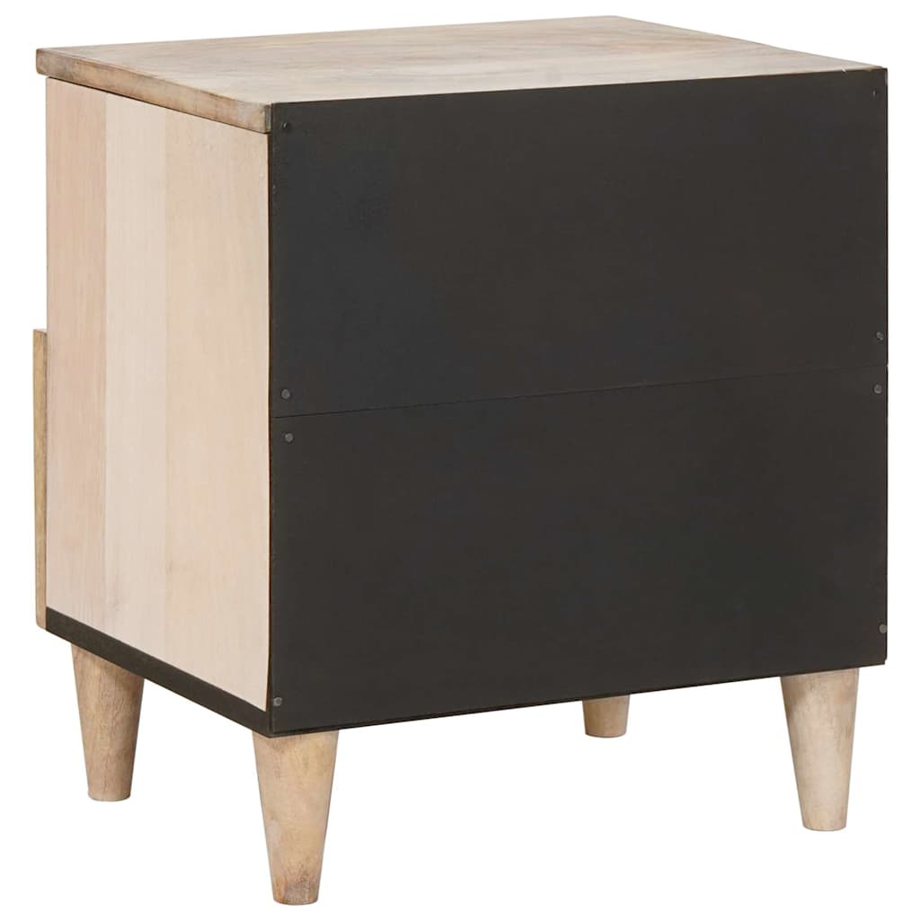 vidaXL Szafka Nocna 2 pcs Biały 40 x 33 x 46 cm Drewno inżynieryjne