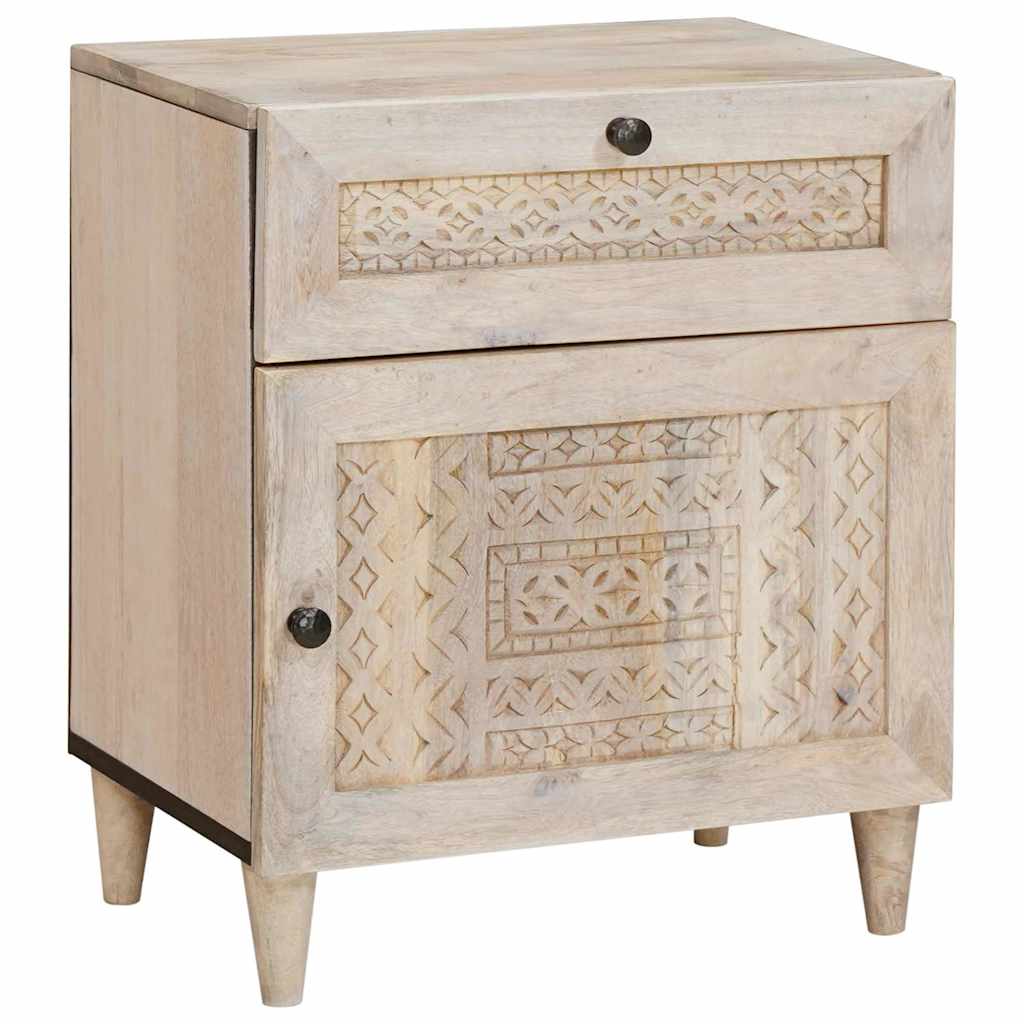 vidaXL Szafka Nocna Biały 50 x 33 x 60 cm Drewno inżynieryjne