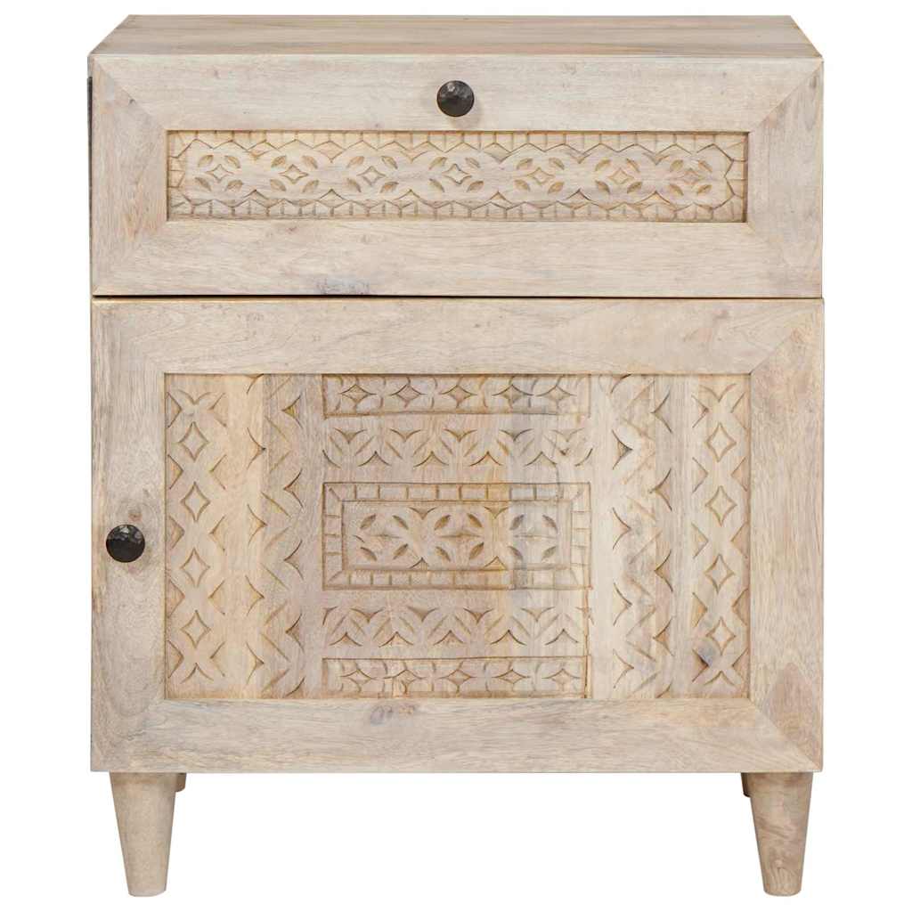 vidaXL Szafka Nocna Biały 50 x 33 x 60 cm Drewno inżynieryjne