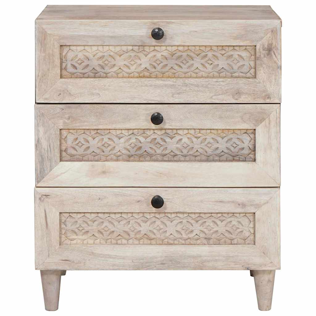 vidaXL Szafka Nocna Biały 50 x 33 x 62 cm Drewno inżynieryjne