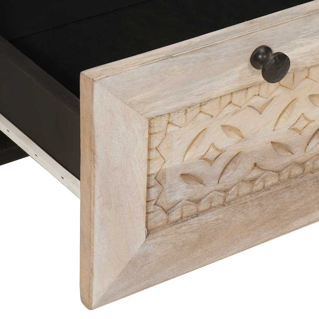 vidaXL Szafka Nocna Biały 50 x 33 x 62 cm Drewno inżynieryjne