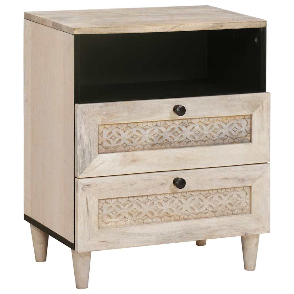 vidaXL Szafka Nocna Biały 50 x 33 x 62 cm Drewno inżynieryjne
