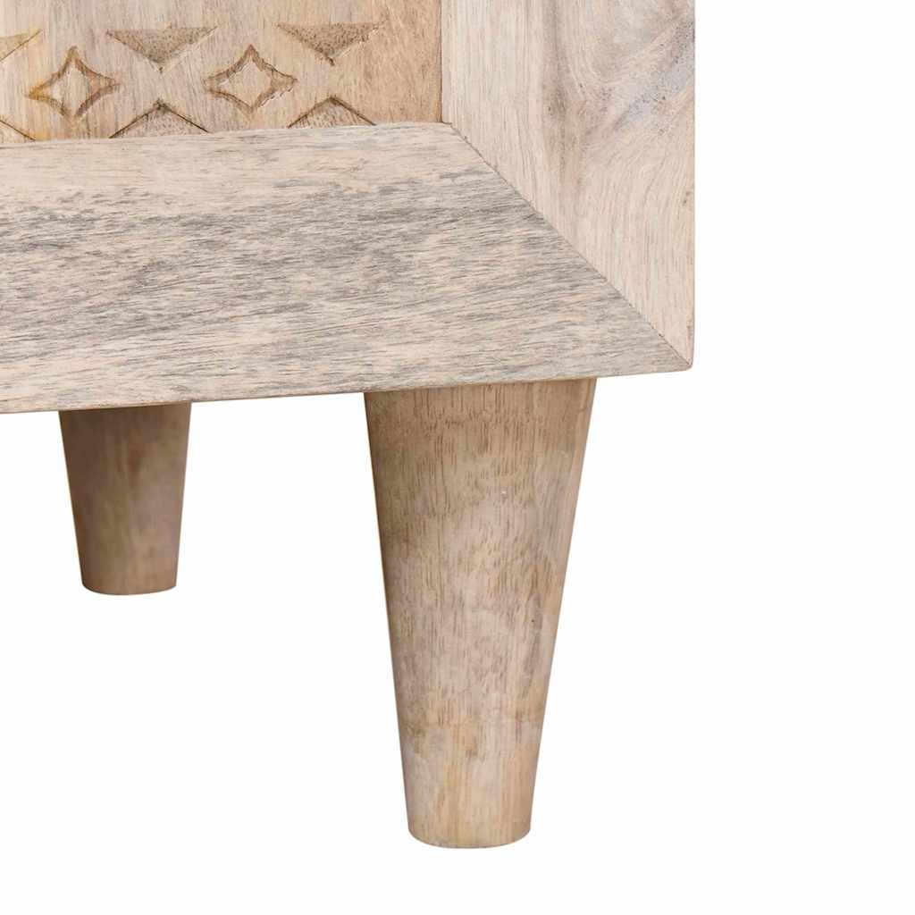 vidaXL Szafka Nocna Biały 50 x 33 x 60 cm Drewno inżynieryjne