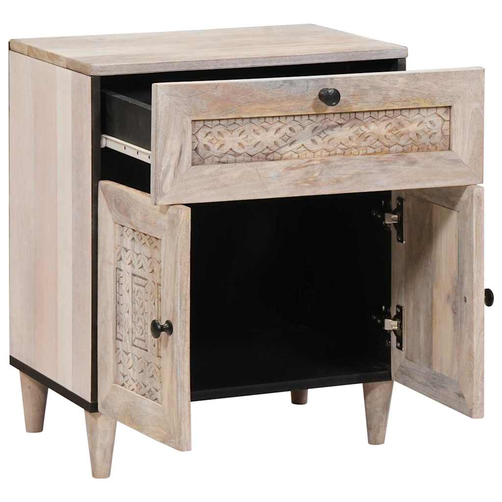 vidaXL Szafka Nocna Biały 50 x 33 x 60 cm Drewno inżynieryjne