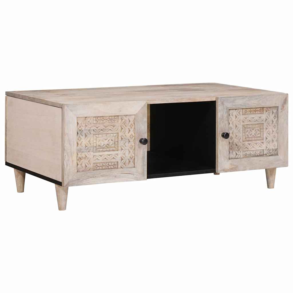 vidaXL Stolik kawowy Beżowy 100 x 54 x 40 cm Drewno inżynieryjne