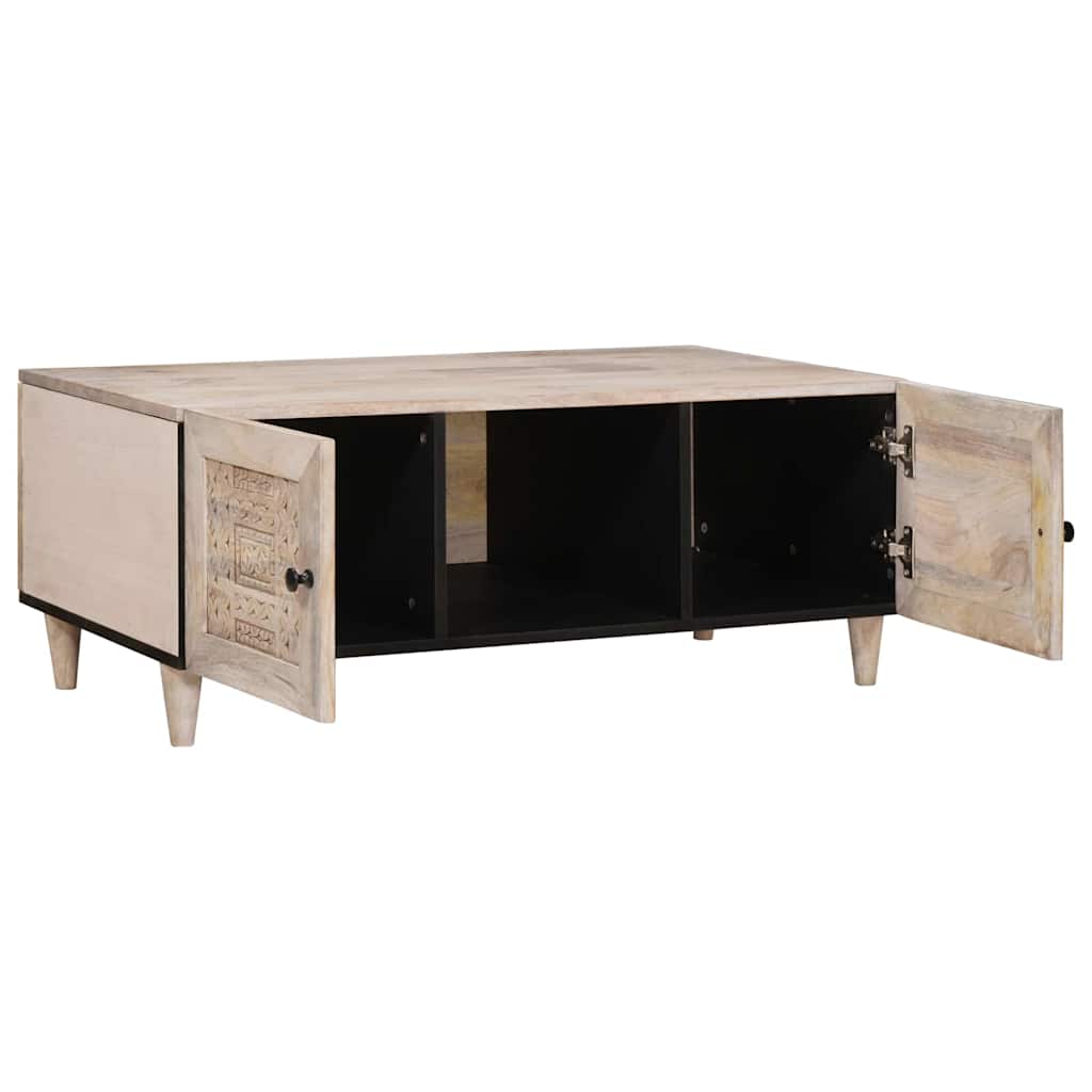 vidaXL Stolik kawowy Beżowy 100 x 54 x 40 cm Drewno inżynieryjne