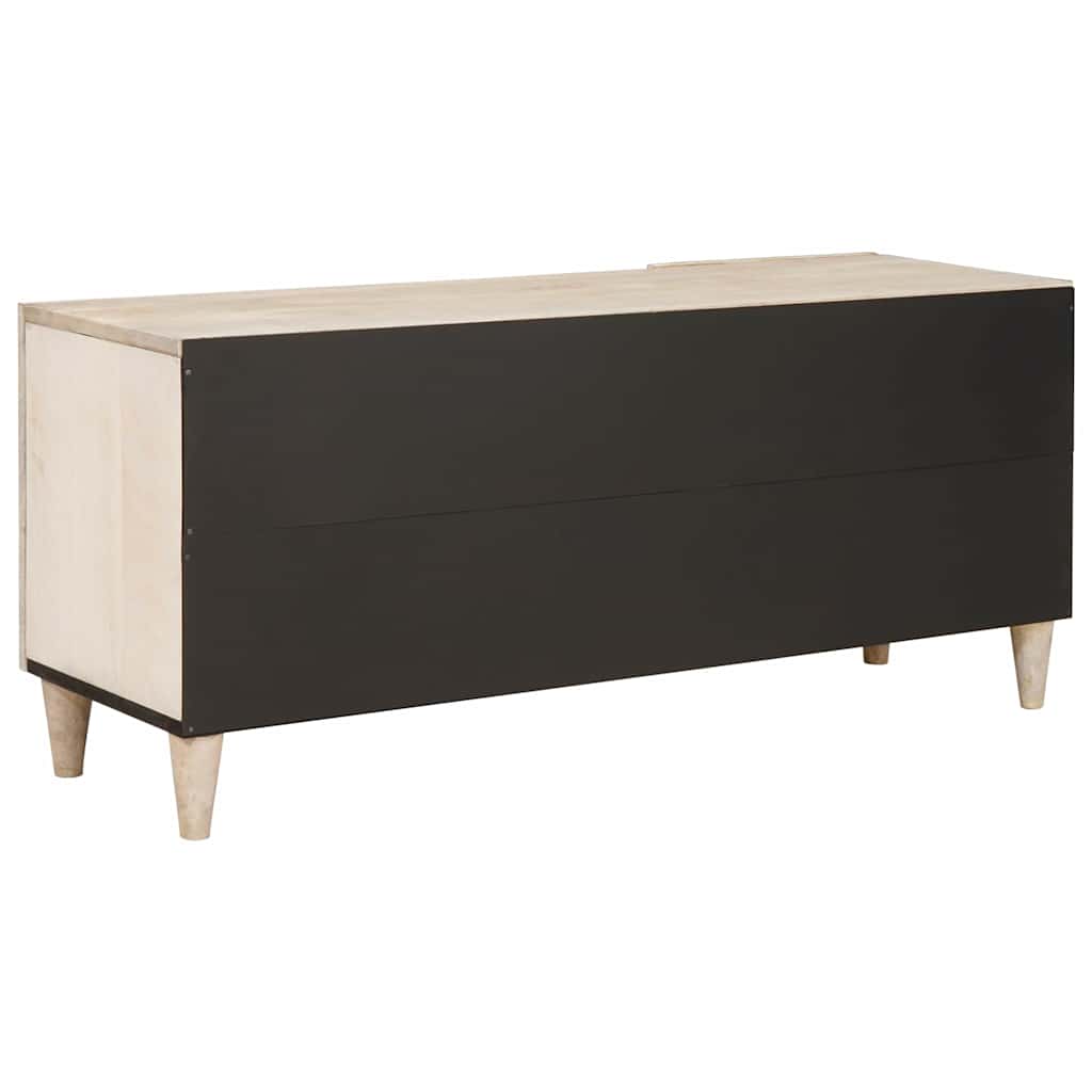 vidaXL Jednostki telewizyjne z szufladą z półką Biały 105 x 33 x 46 cm