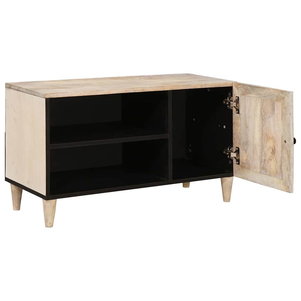 vidaXL Jednostki telewizyjne z półką z drzwiami Biały 80 x 33 x 46 cm