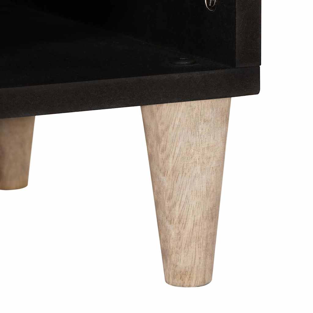 vidaXL Szafka pod telewizor z półką Biały wybielany 100 x 33 x 46 cm