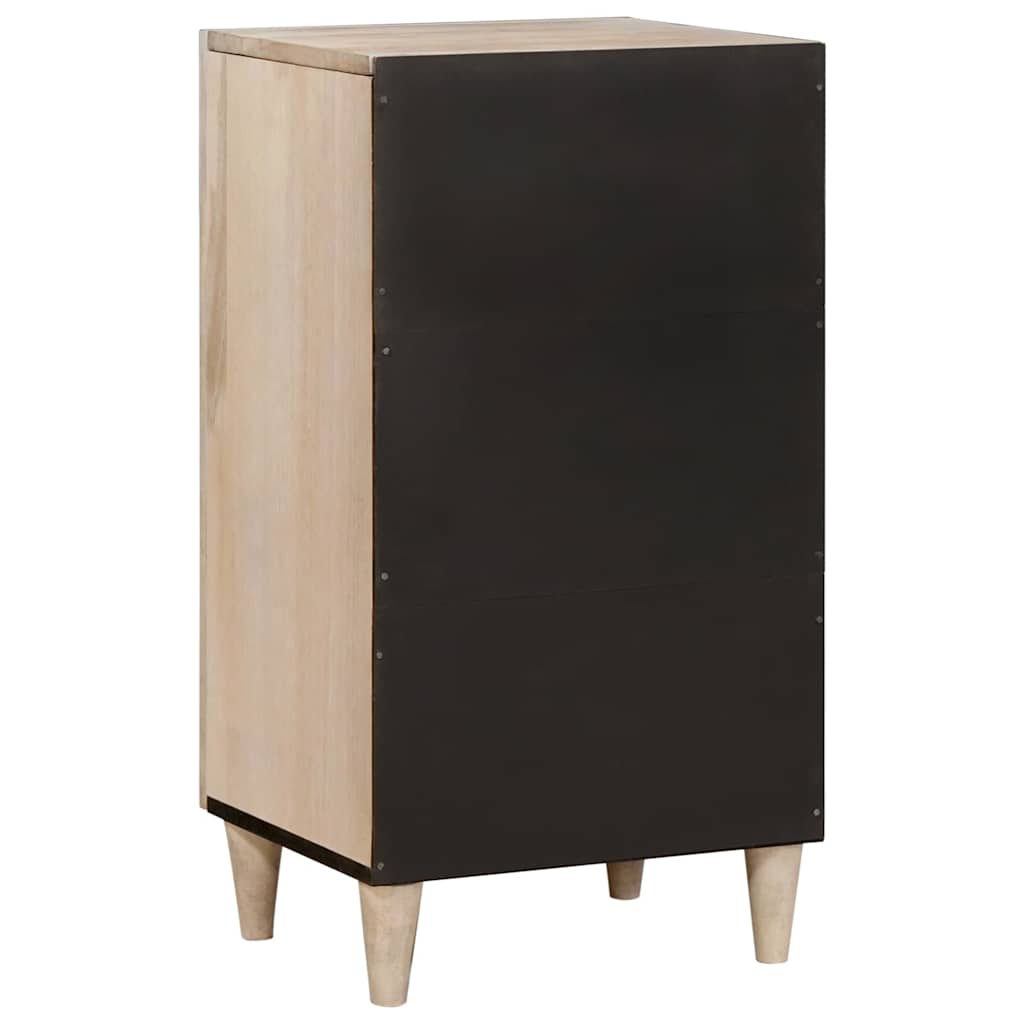 vidaXL Bufet Biały wybielany 40 x 33 x 75 cm Drewno z mango