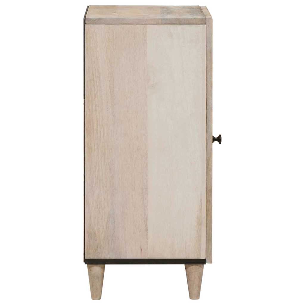 vidaXL Bufet Biały wybielany 40 x 33 x 75 cm Drewno z mango