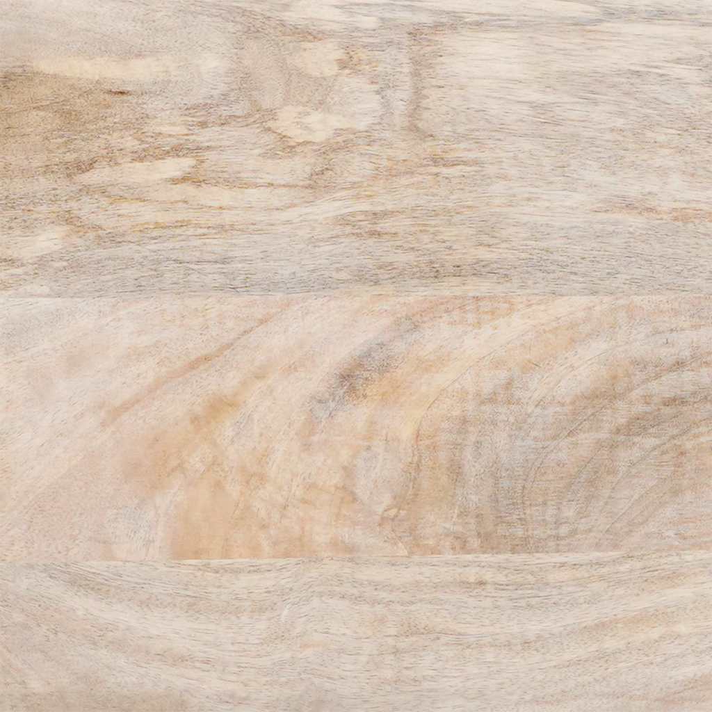 vidaXL Bufet Biały wybielany 90 x 33 x 75 cm Drewno z mango