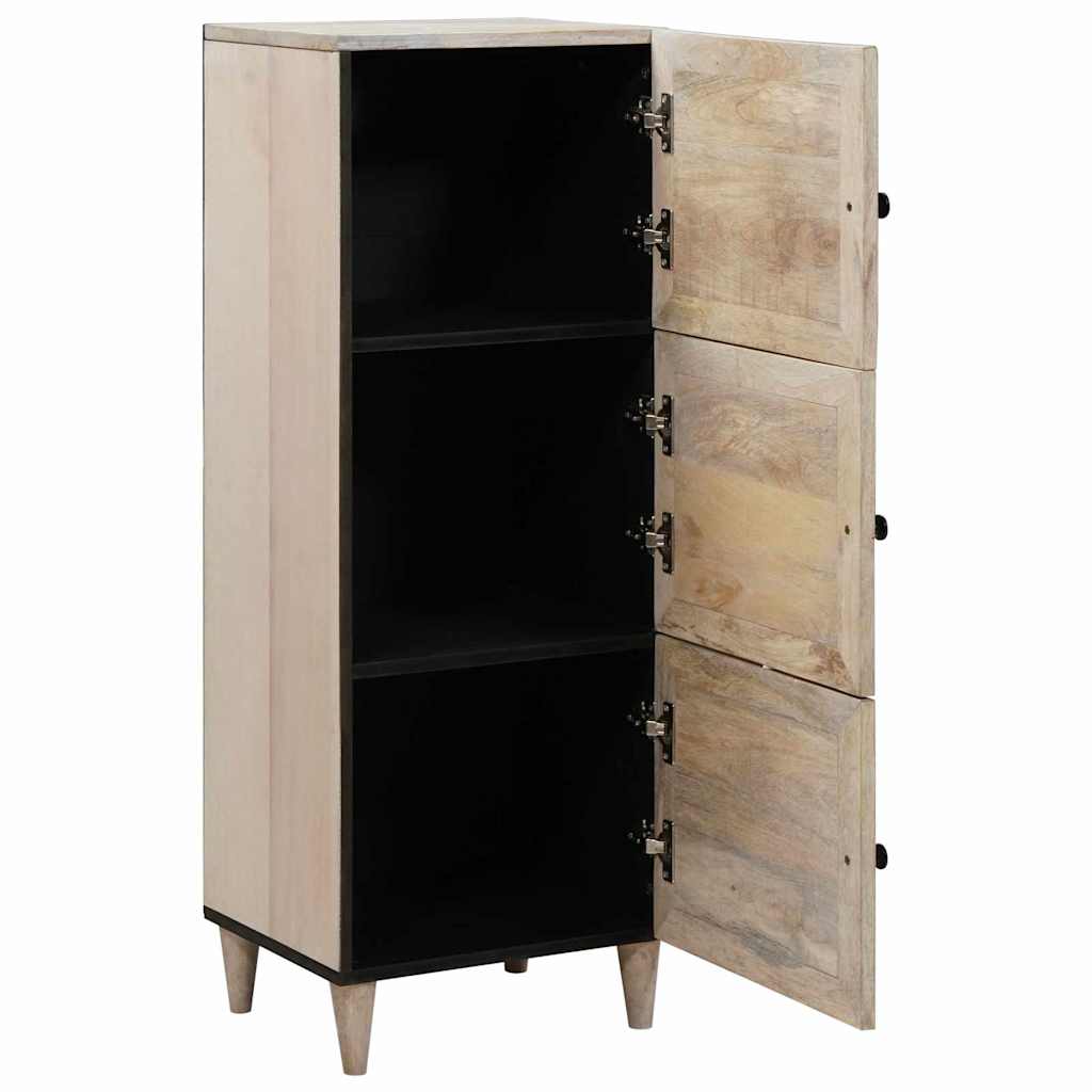 vidaXL Highboard Biały 40 x 33 x 110 cm lite drewno mango
