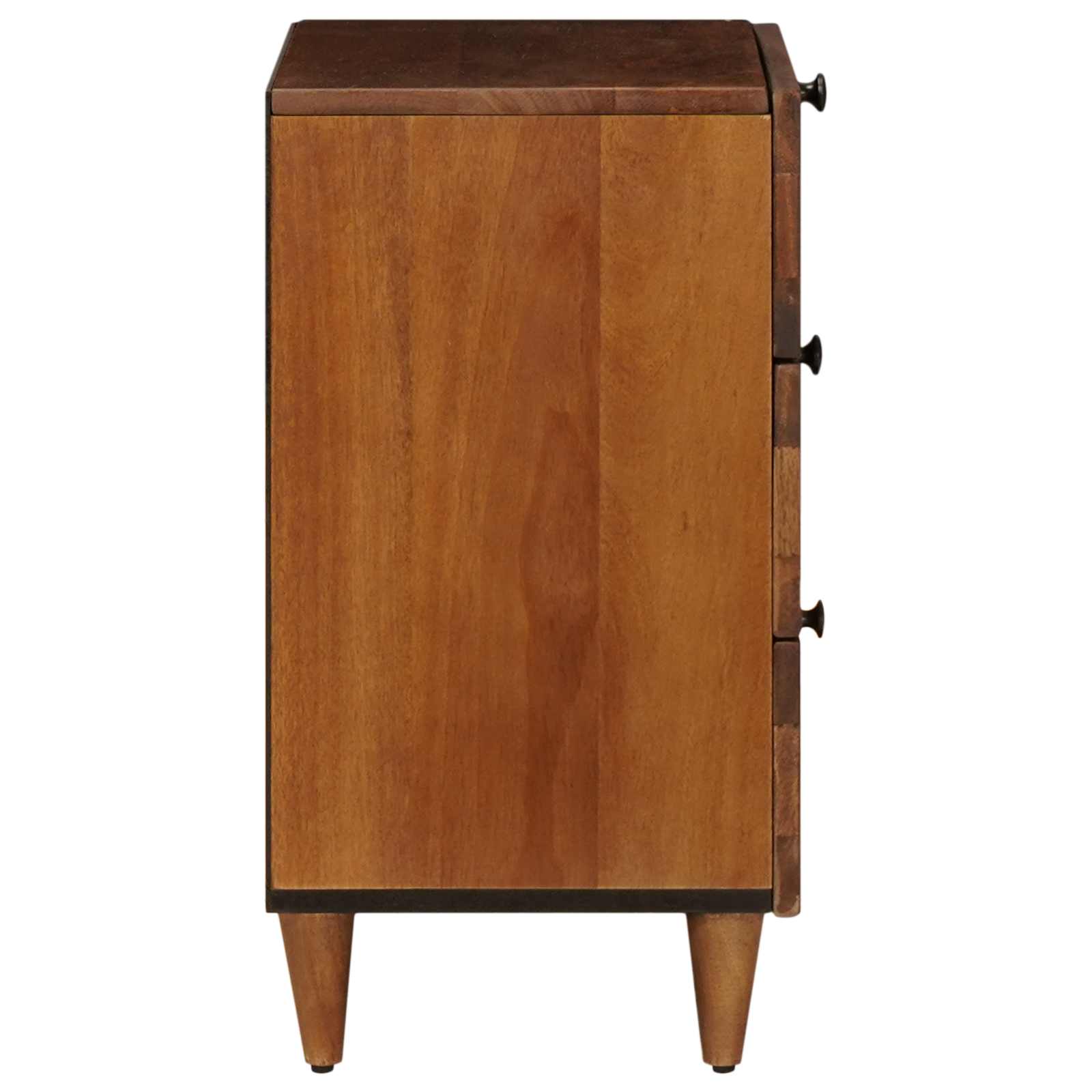 vidaXL Szafka Nocna z szufladą Brązowy 50 x 33 x 62 cm Drewno z mango