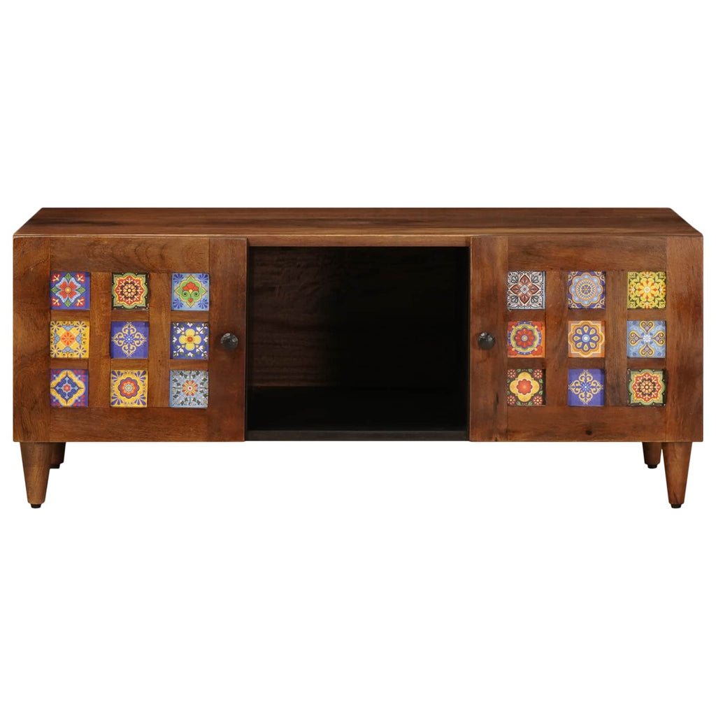 vidaXL Stolik kawowy Brązowy 100 x 54 x 40 cm Drewno z mango