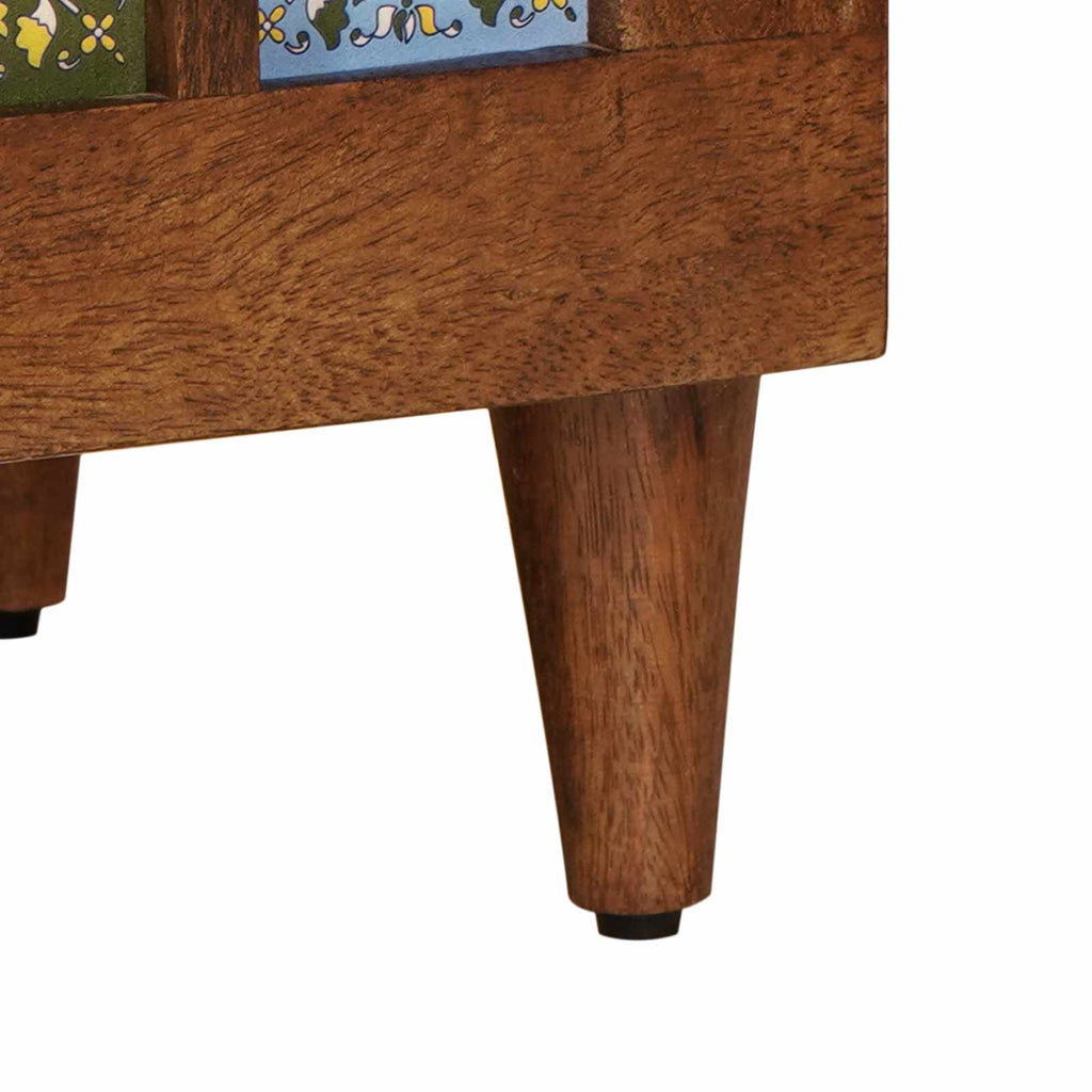 vidaXL Szafka pod telewizor z szufladą orzech włoski 100 x 33 x 46 cm