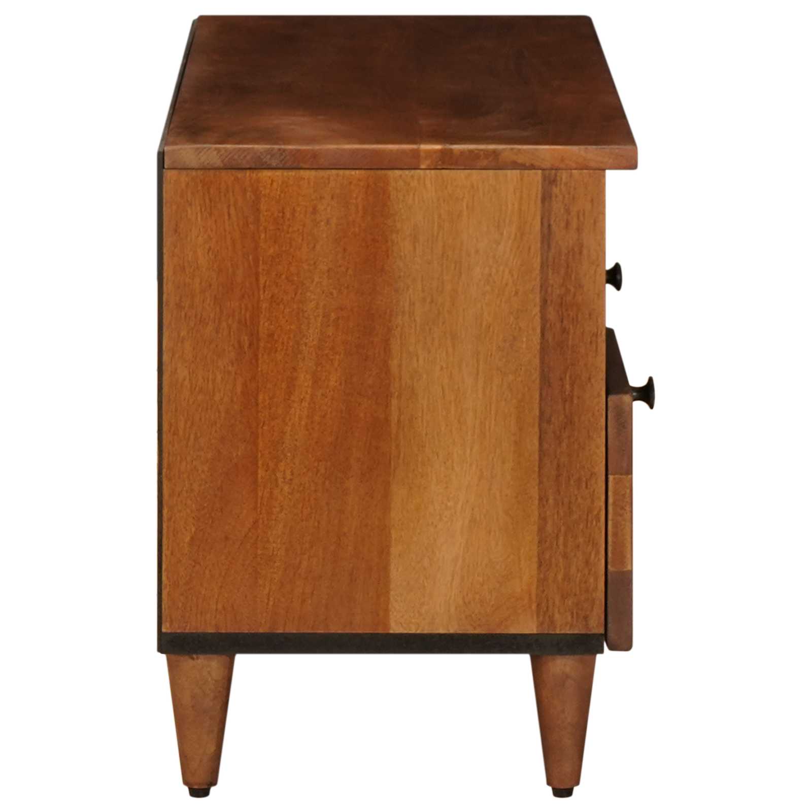 vidaXL Szafka pod telewizor z szufladą orzech włoski 100 x 33 x 46 cm