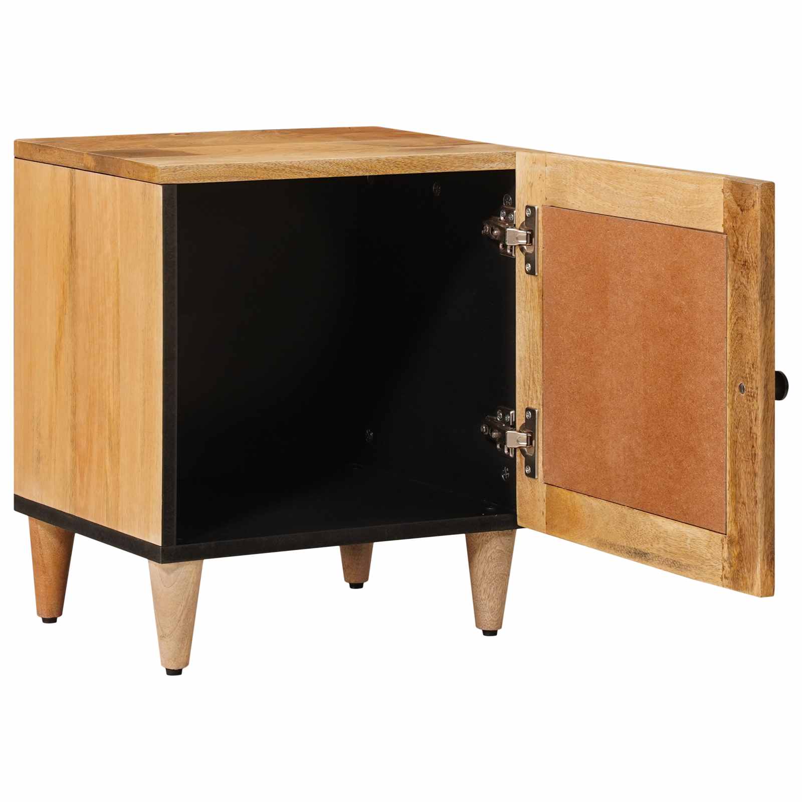 vidaXL Szafka Nocna 2 pcs Naturalny 40 x 33 x 46 cm Drewno z mango